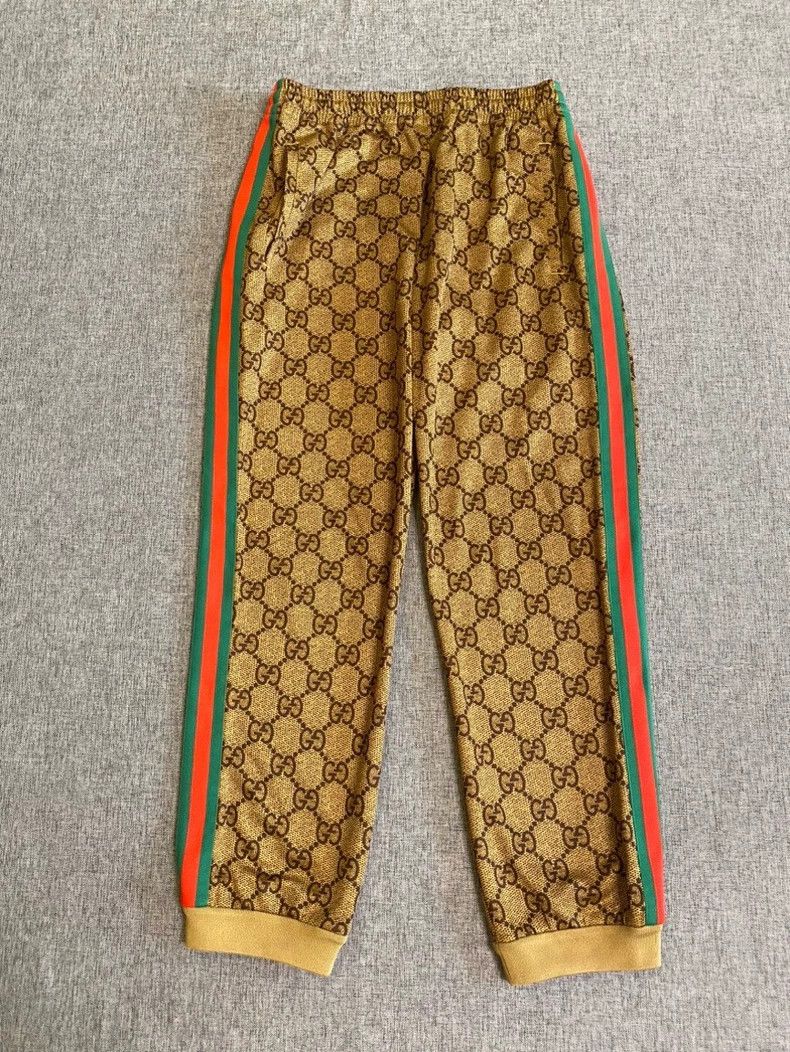 Gucci Gucci Size XS GG plain pattern full-print jogging long kni Size US 35 - 1 Thumbnail