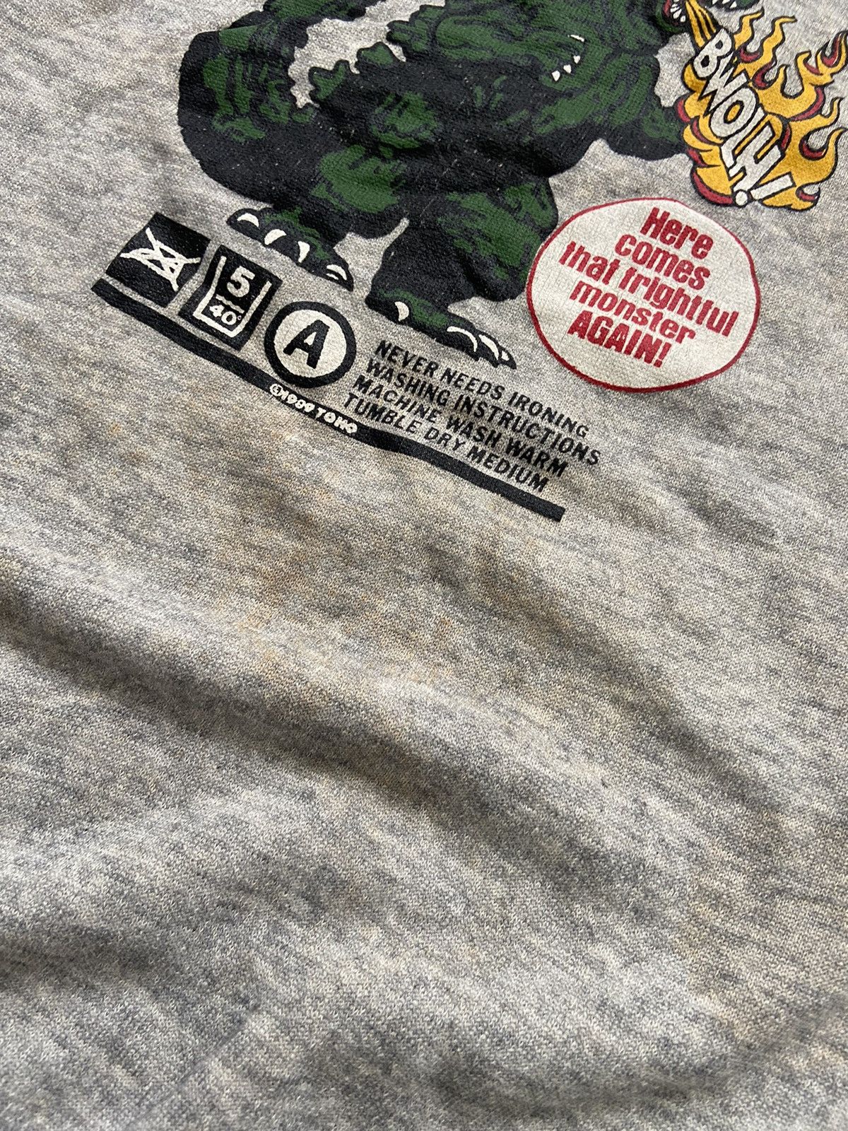 Vintage Vintage 1989’s Godzilla ‘King Of Monsters’ Movie Sweatshirt Size US M / EU 48-50 / 2 - 4 Thumbnail