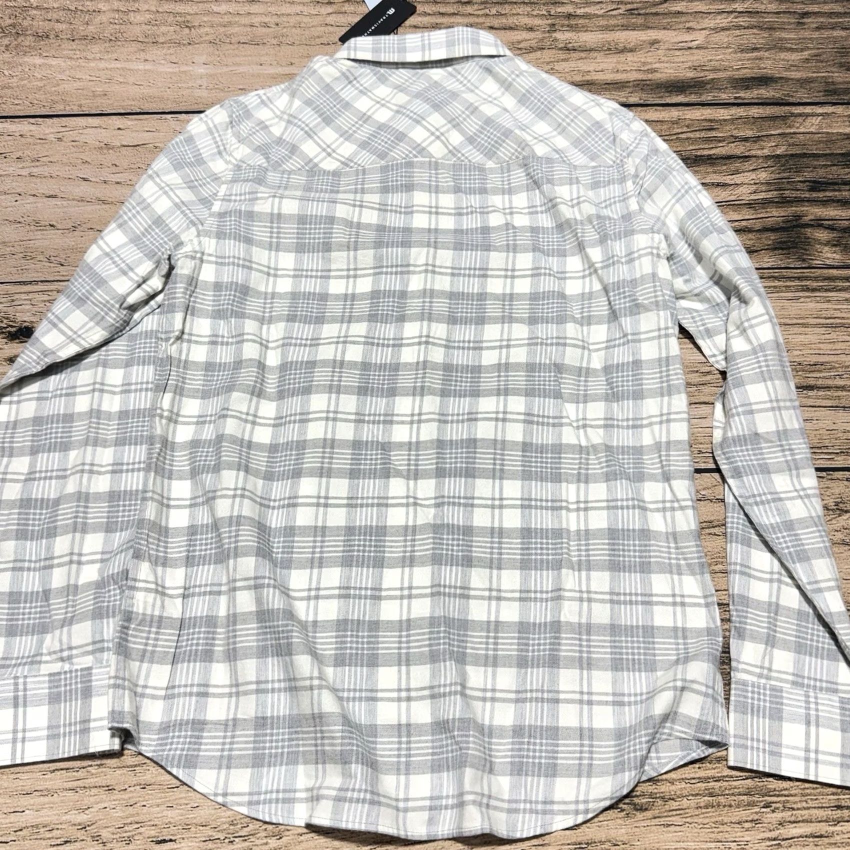 TravisMathew Travis Mathew Shirt Mens Small Gray Plaid Button-Down 1MZ383 NWT Size US S / EU 44-46 / 1 - 4 Thumbnail