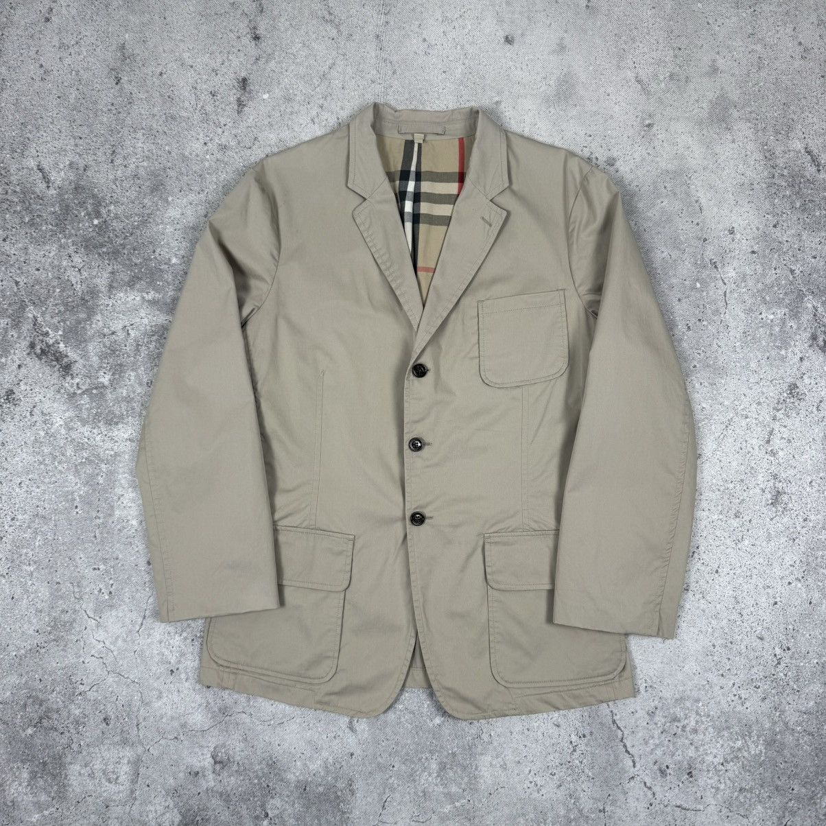 Burberry Burberry Beige Nova Check Blazer Jacket Size 54R - 1 Thumbnail