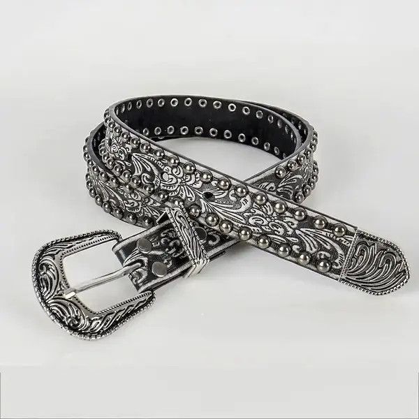 Japanese Brand Retro Carved Alloy Needle Buckle Size ONE SIZE - 3 Thumbnail