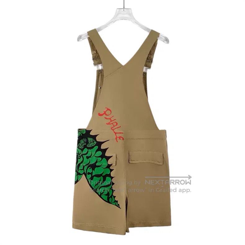 Dior Dior 24 brown dinosaur print cotton strap workwear shorts Size 24" / US 00 / IT 34 - 2 Thumbnail