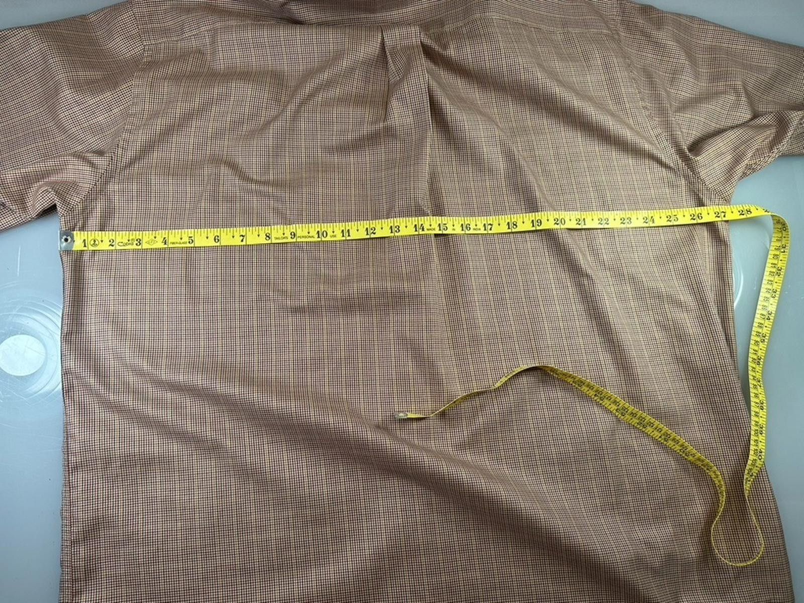 Jos. A. Bank Jos A Bank Men's Brown XL Traveler's Collection Dress Shirt Size 44R - 5 Thumbnail