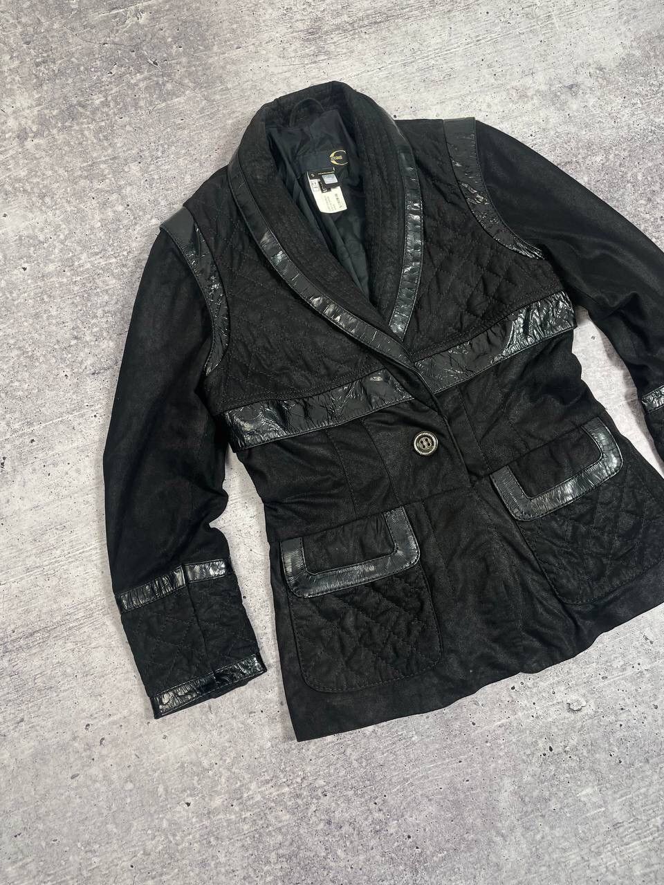 Just Cavalli Vintage Just Cavalli Giaccia Leather Jacket Women Y2K Size S / US 4 / IT 40 - 2 Thumbnail