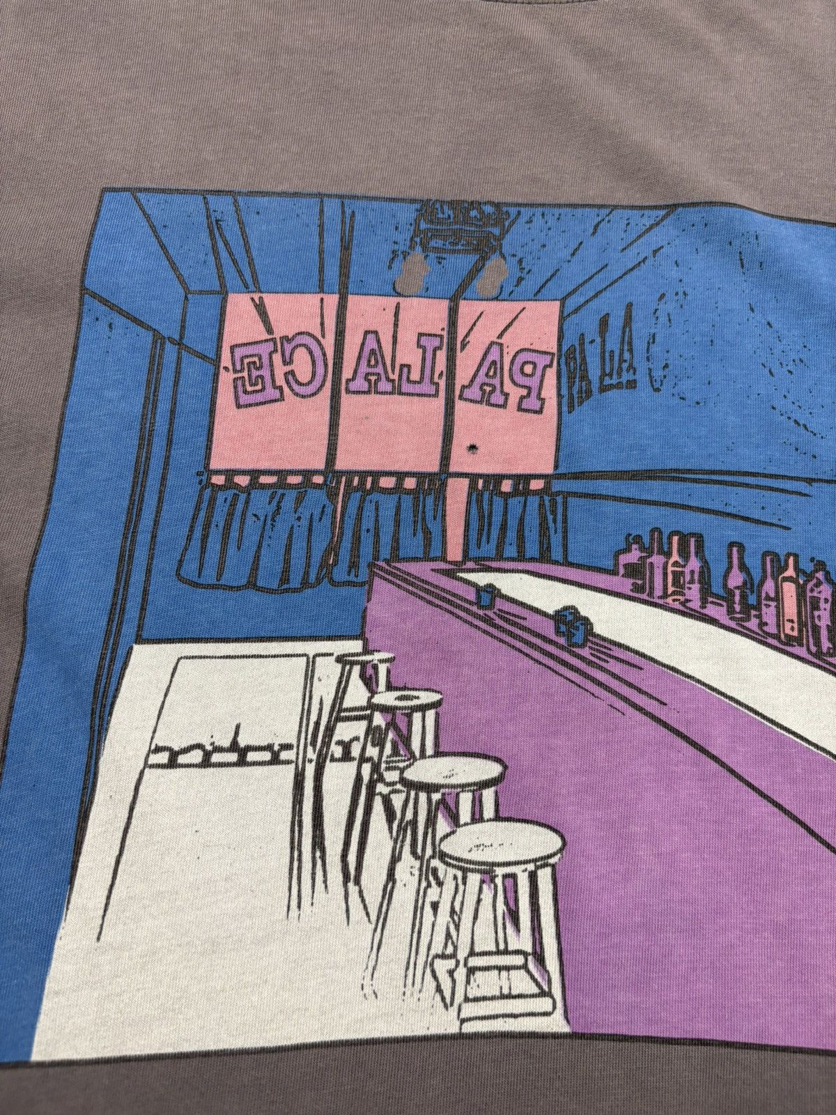 Palace Palace Scheisse Skateboards Schloss Face Bar Tee Shirt Y2K Size US M / EU 48-50 / 2 - 5 Thumbnail