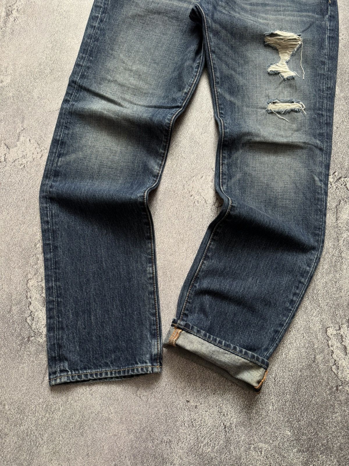 Abercrombie & Fitch Abercrombie & Fitch 32/30 blue denim pant trouser Jean chino Size US 32 / EU 48 - 2 Thumbnail