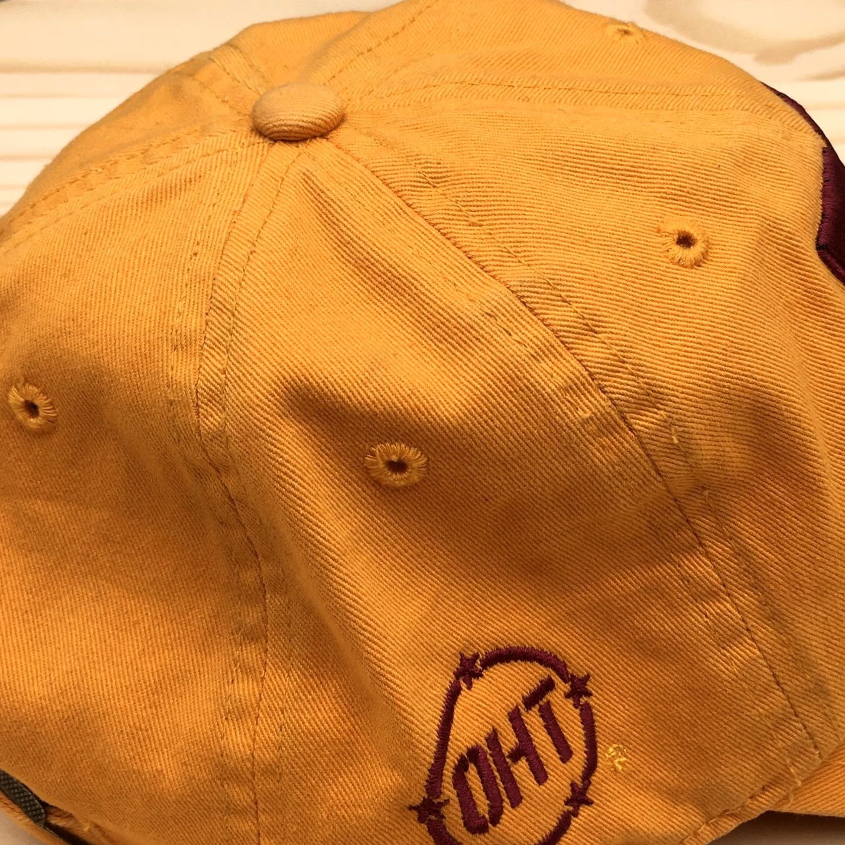 Logo 7 University Of Minnesota Baseball Cap Hat Mens OS Gold Yellow Embroidered Logo Size ONE SIZE - 6 Thumbnail
