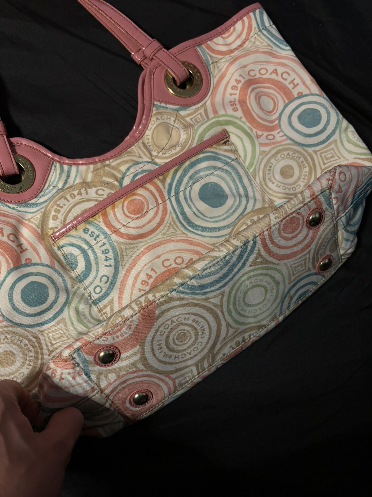 Coach Coach The Beach Print Tote Bag Size ONE SIZE - 3 Thumbnail