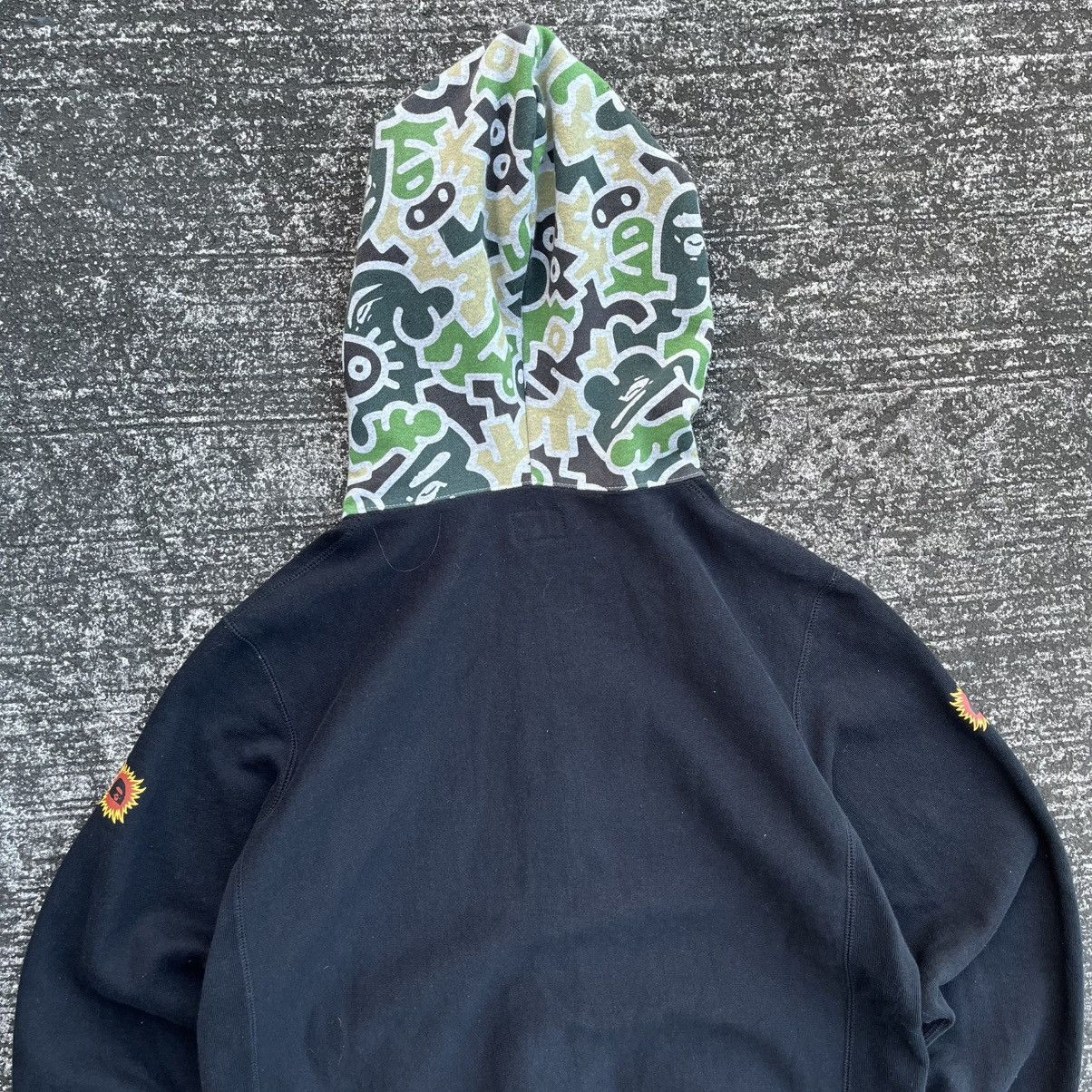 Bape A Bathing Ape Early 2000s Graphic Hood Camo full Zip Hoodie Size US L / EU 52-54 / 3 - 17 Thumbnail