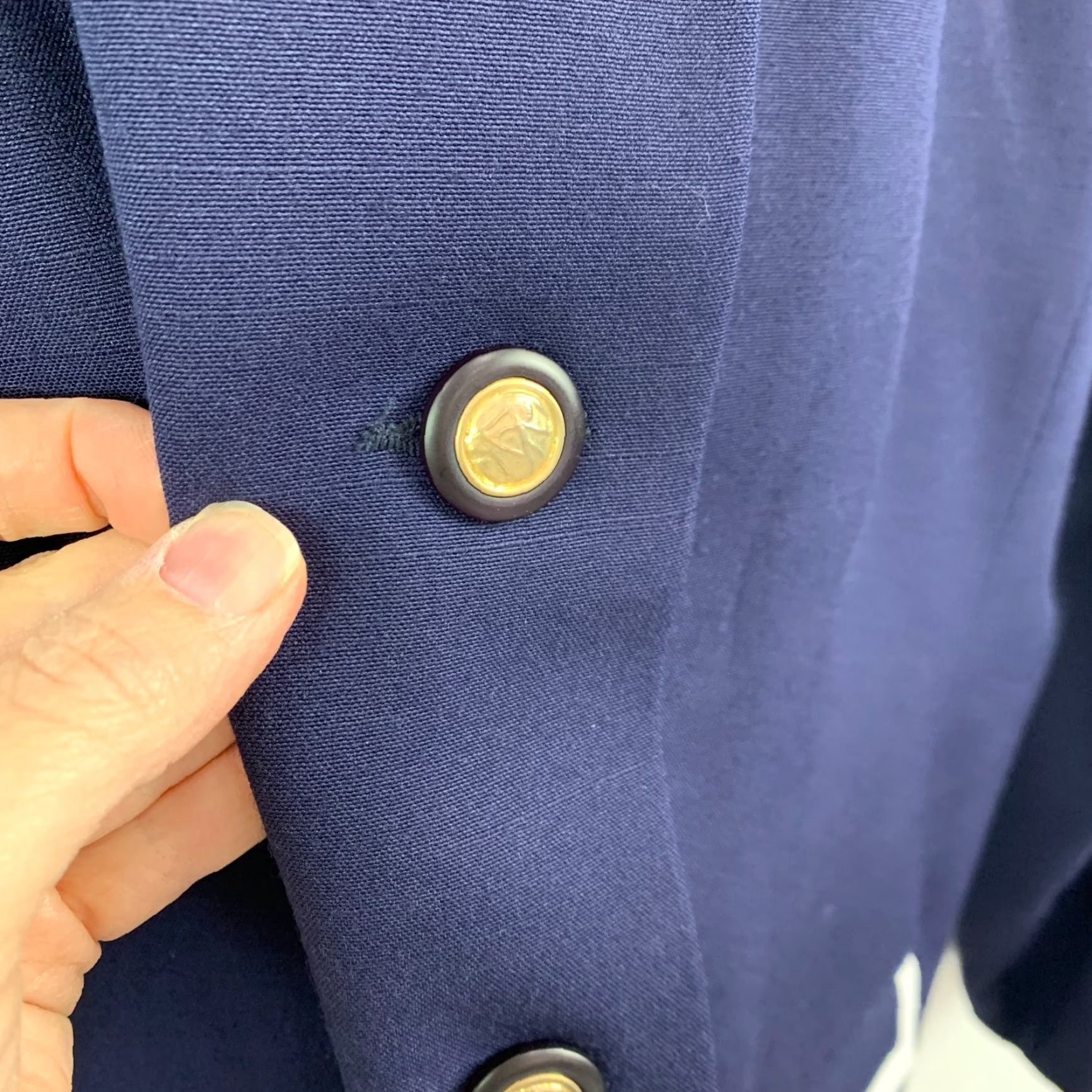 Vintage VINTAGE Alfred Dunner Blazer Jacket Womens 18 Blue Nautical Old Money 1990s Suit Jacket/Blazer Womens Size XXL / US 16-18 / IT 52-54 - 3 Thumbnail