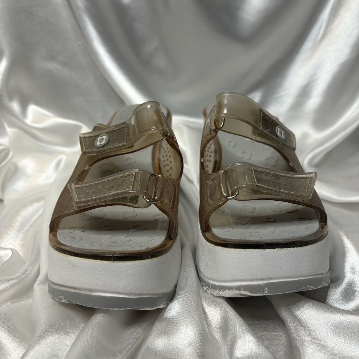 Vintage vintage chunky platform flip flops y2k 90s 00s alternative Size US 7 / IT 37 - 11 Thumbnail