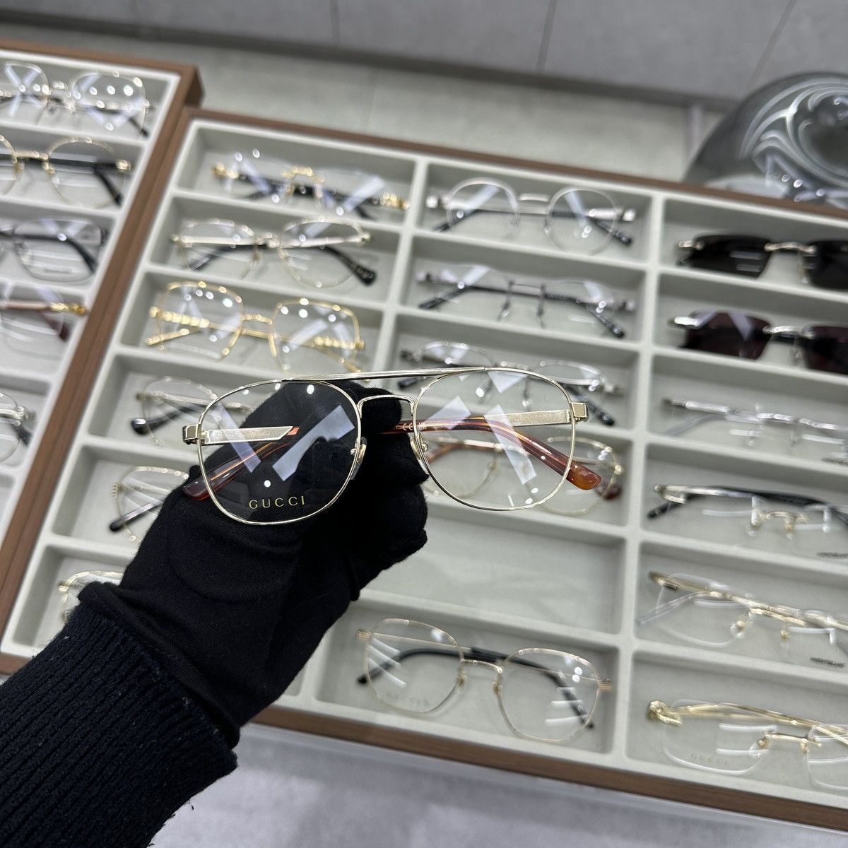 Gucci GUCCI GG1290O 002 EYEGLASSES Size ONE SIZE - 2 Thumbnail