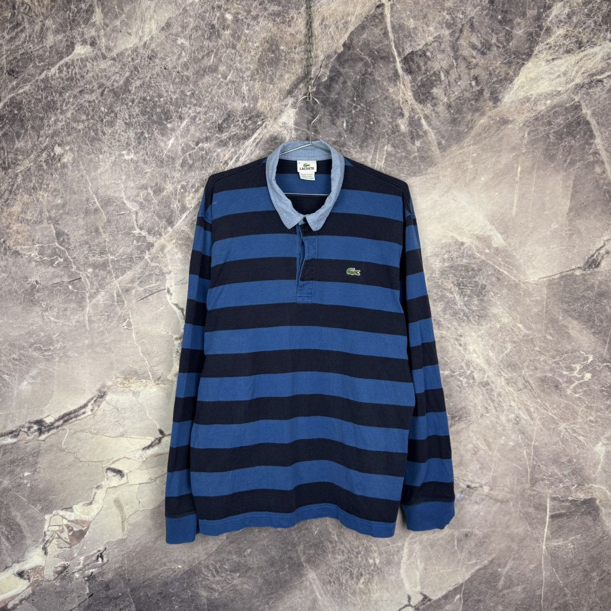 Lacoste Vintage Lacoste Rugby Polo Shirt XL Size Perfect Condition Size US XL / EU 56 / 4 - 1 Thumbnail