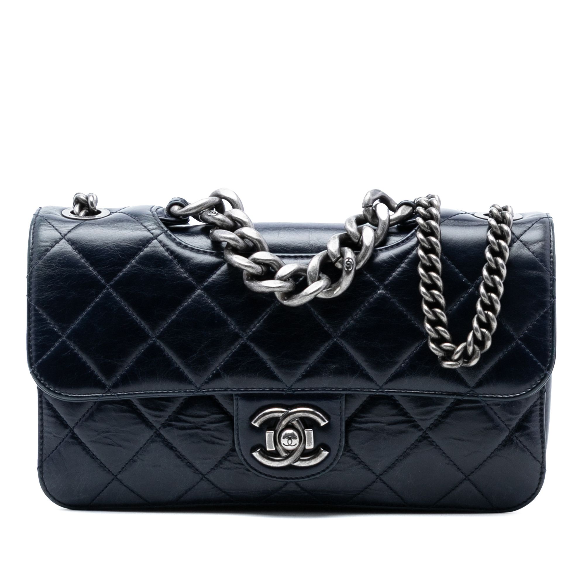 Chanel Medium Quilted Glazed Calfskin Perfect Edge Flap