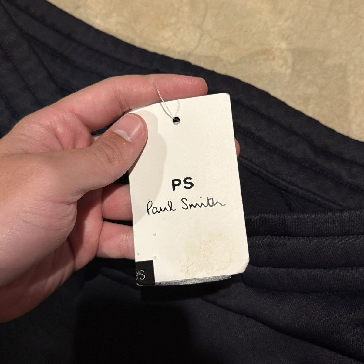 Paul Smith Brand New Paul Smith Stripe Trim Cotton Sweatpants Dark Navy Size US 36 / EU 52 - 8 Thumbnail