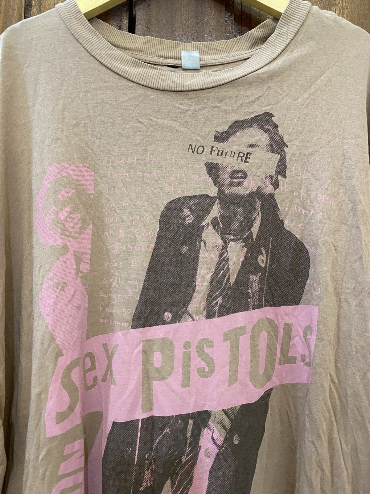 Vintage Sexpistols Shirt Rare Size US XL / EU 56 / 4 - 2 Thumbnail