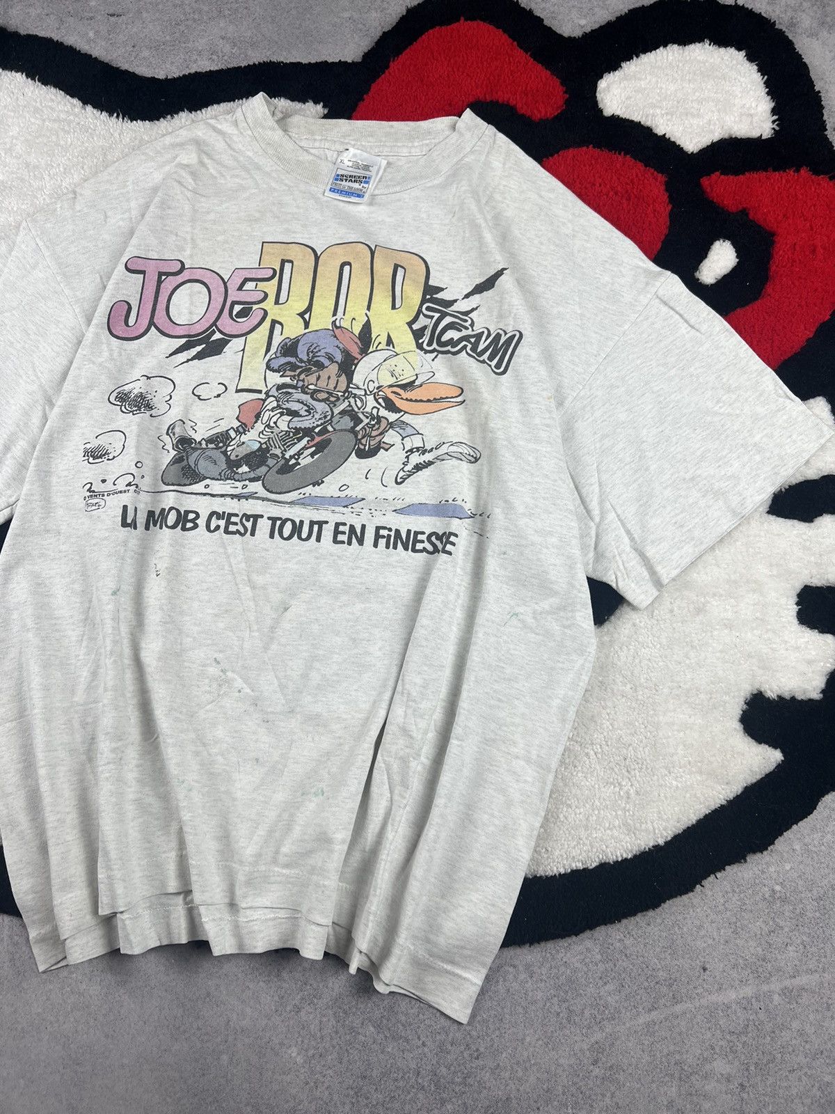 Vintage Vintage Joe Bar Team 90s Motorcycle Racing Y2K Tee Shirt Size US XL / EU 56 / 4 - 3 Thumbnail