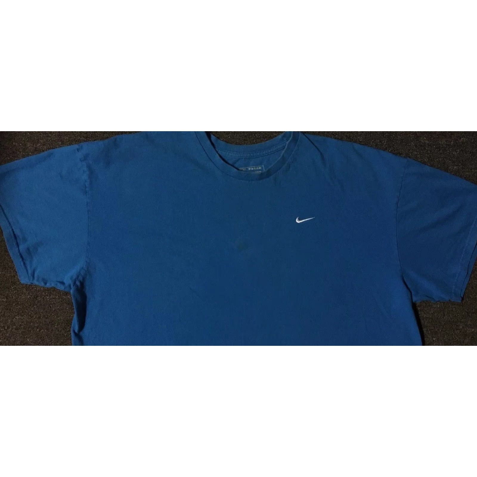 Nike VINTAGE Nike Faded Swoosh Shirt 2XL Boxy Mens Blue 90s Y2K Grunge Surf Skate Hip Hop Punk Retro College USA Swoosh Shirt Mens XXL Size US XXL / EU 58 / 5 - 5 Thumbnail