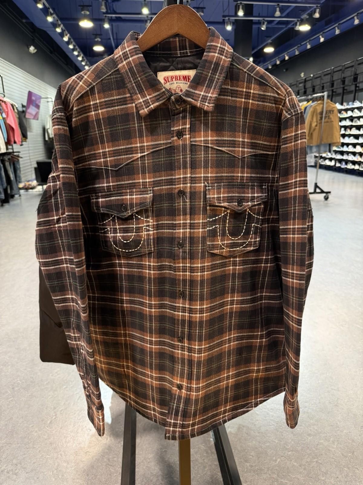 Supreme Supreme x True Religion Quilted Lined Plaid Flannel Large Size US L / EU 52-54 / 3 - 2 Thumbnail
