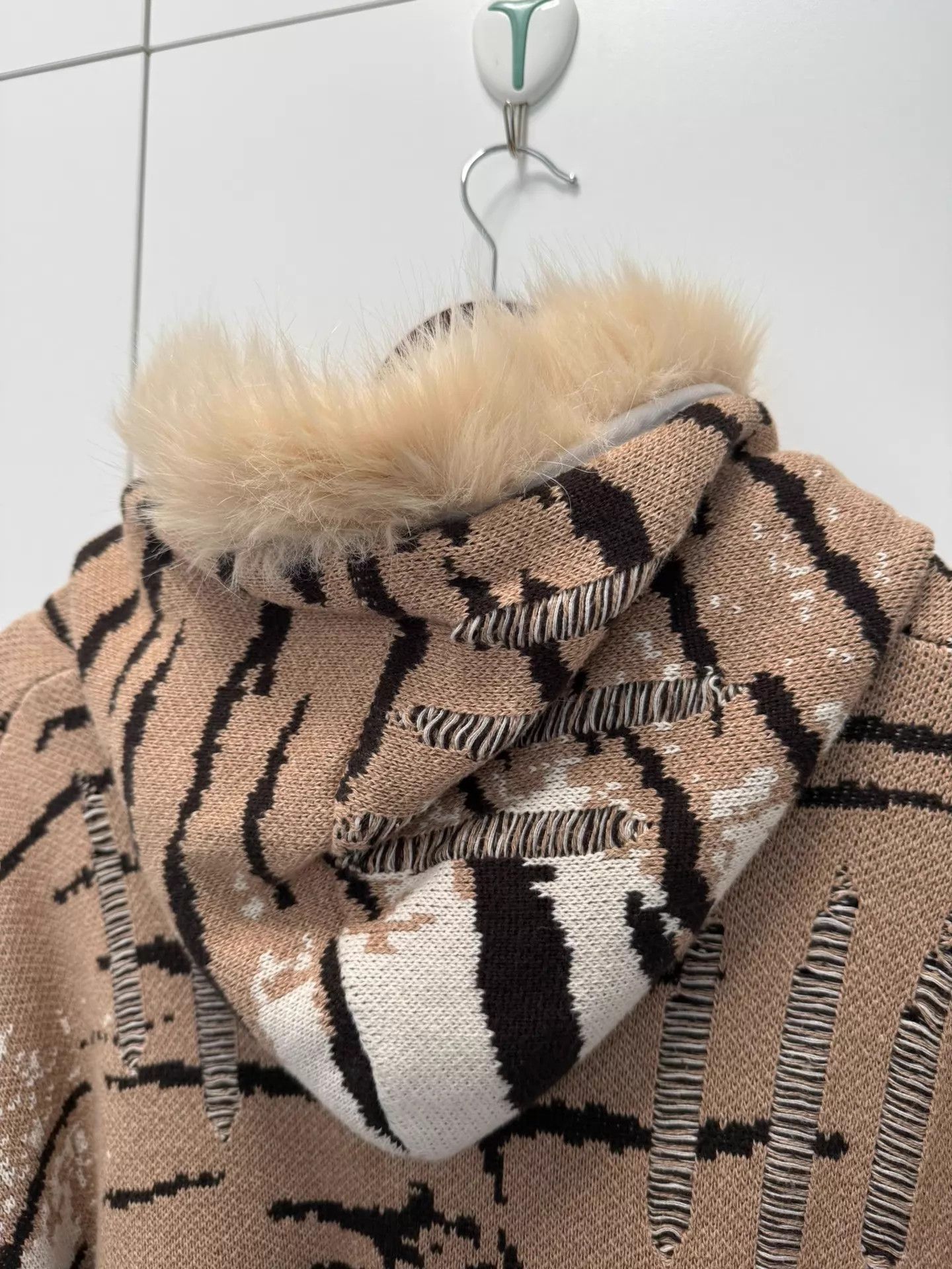Other racerworldwide tiger stripe fur collar zipper hoodie XL Size XL / US 12-14 / IT 48-50 - 5 Thumbnail
