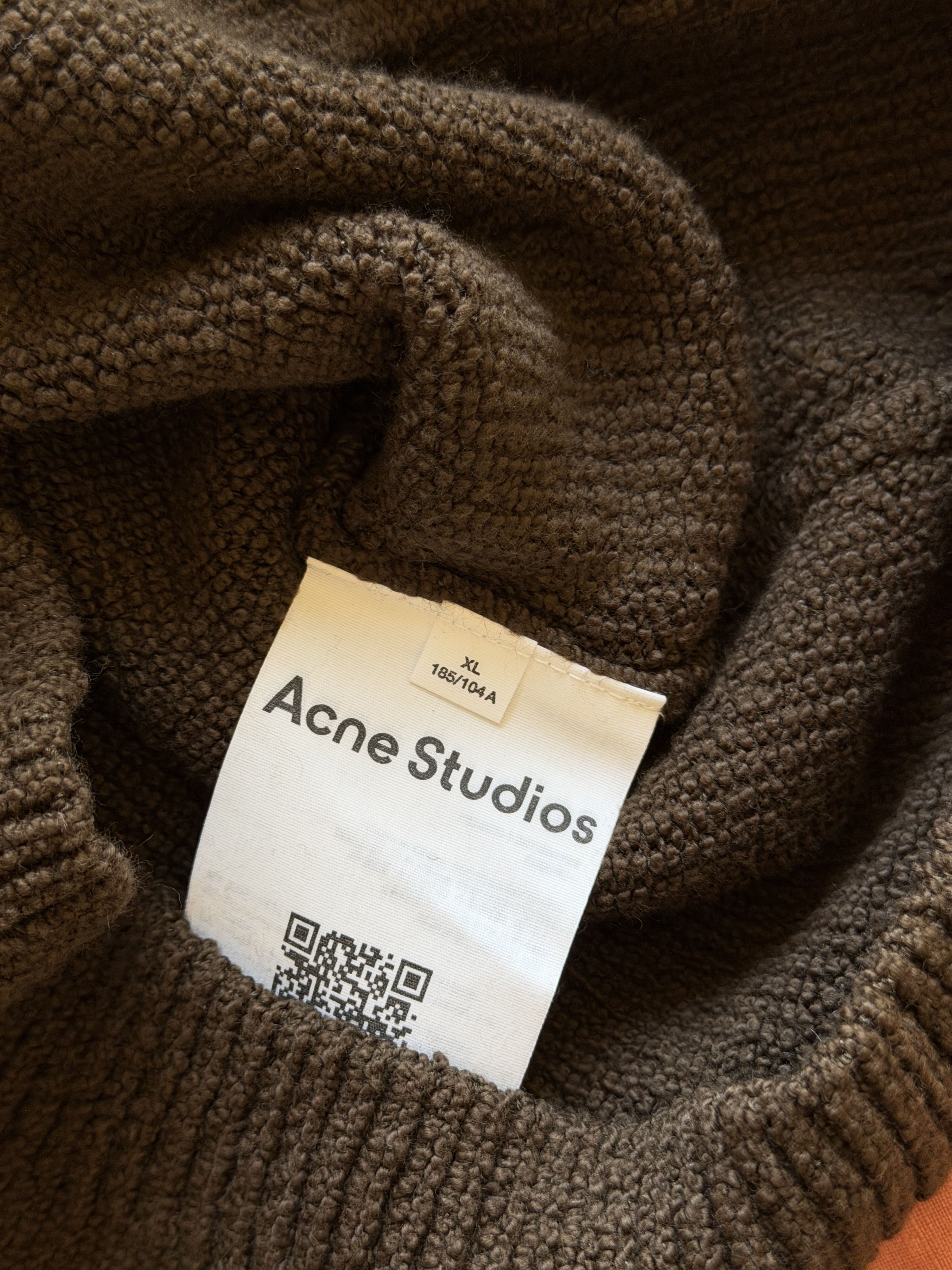 Acne Studios Acne Studios Kangaroo Pocket Sweater in Brown Size US XL / EU 56 / 4 - 7 Thumbnail