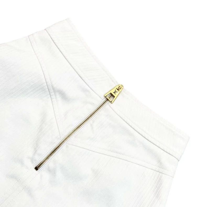Louis Vuitton Louis Vuitton 23ss Solid Chain Liner Slit Skirt Size 33" - 3 Thumbnail