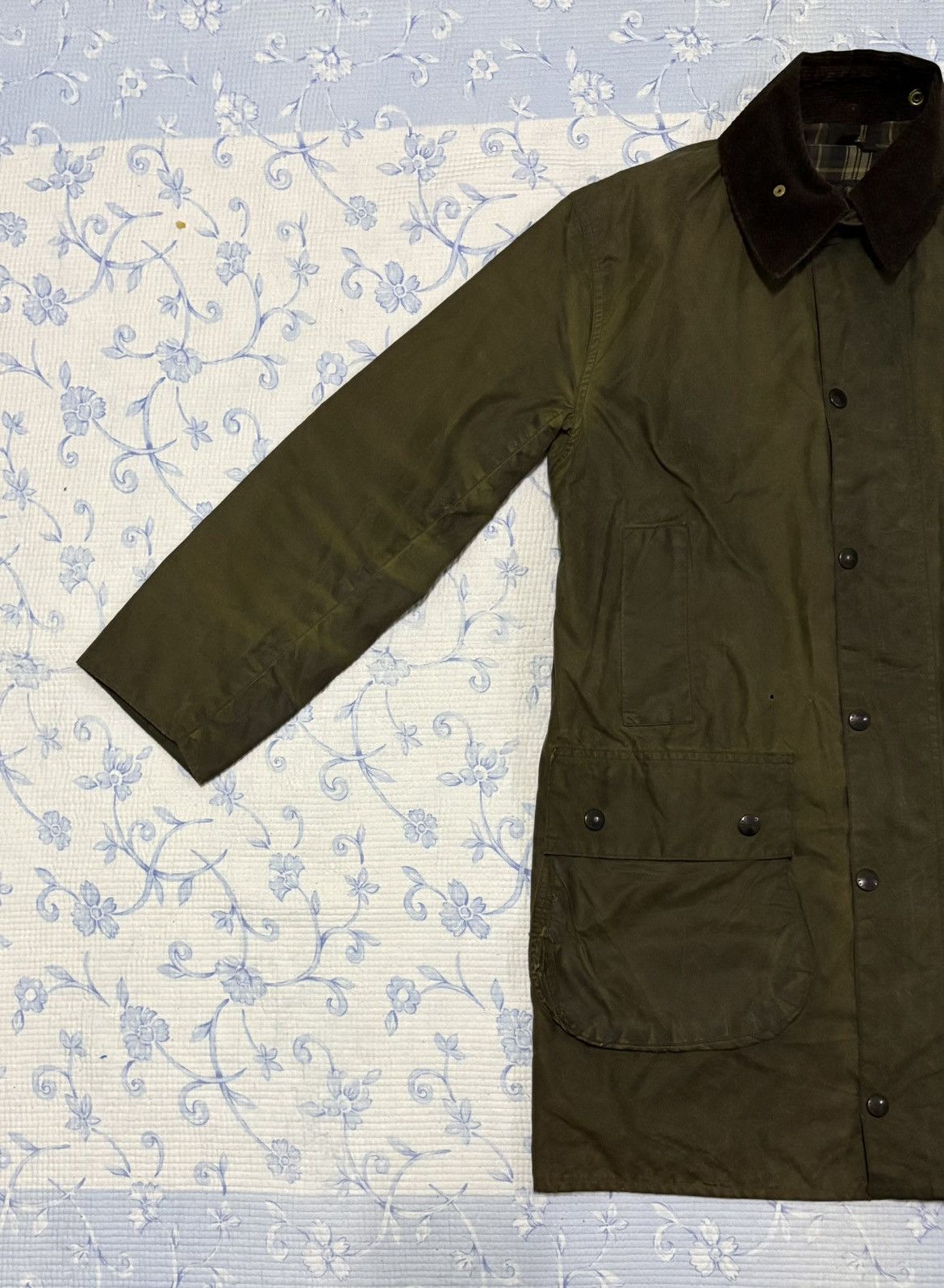 Barbour Barbour Border Cotton Waxed Jacket Hunting Jacket Size US L / EU 52-54 / 3 - 2 Thumbnail
