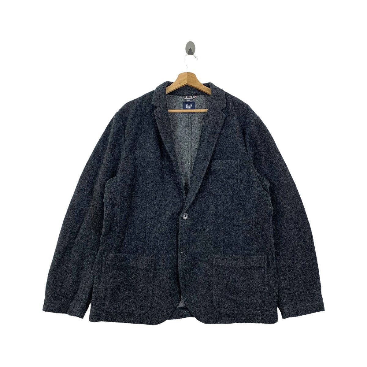Gap GAP Athletic Sportswear Wool Blazer Coat Jacket Size US XL / EU 56 / 4 - 1 Thumbnail