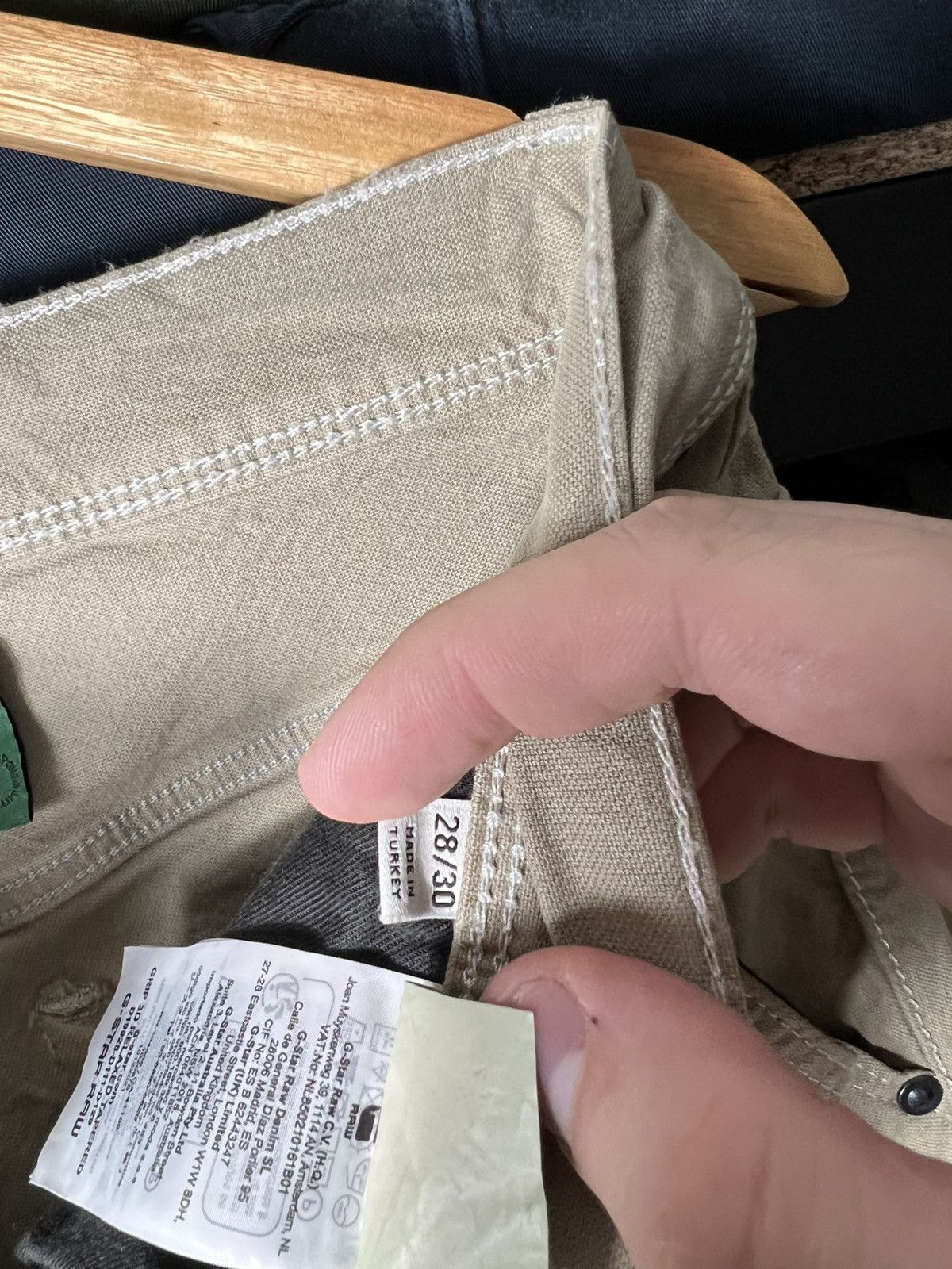 G-Star G-Star Grip 3D Relaxed Tapered Fit Pants Raw Workwear Chino Size US 28 / EU 44 - 13 Thumbnail