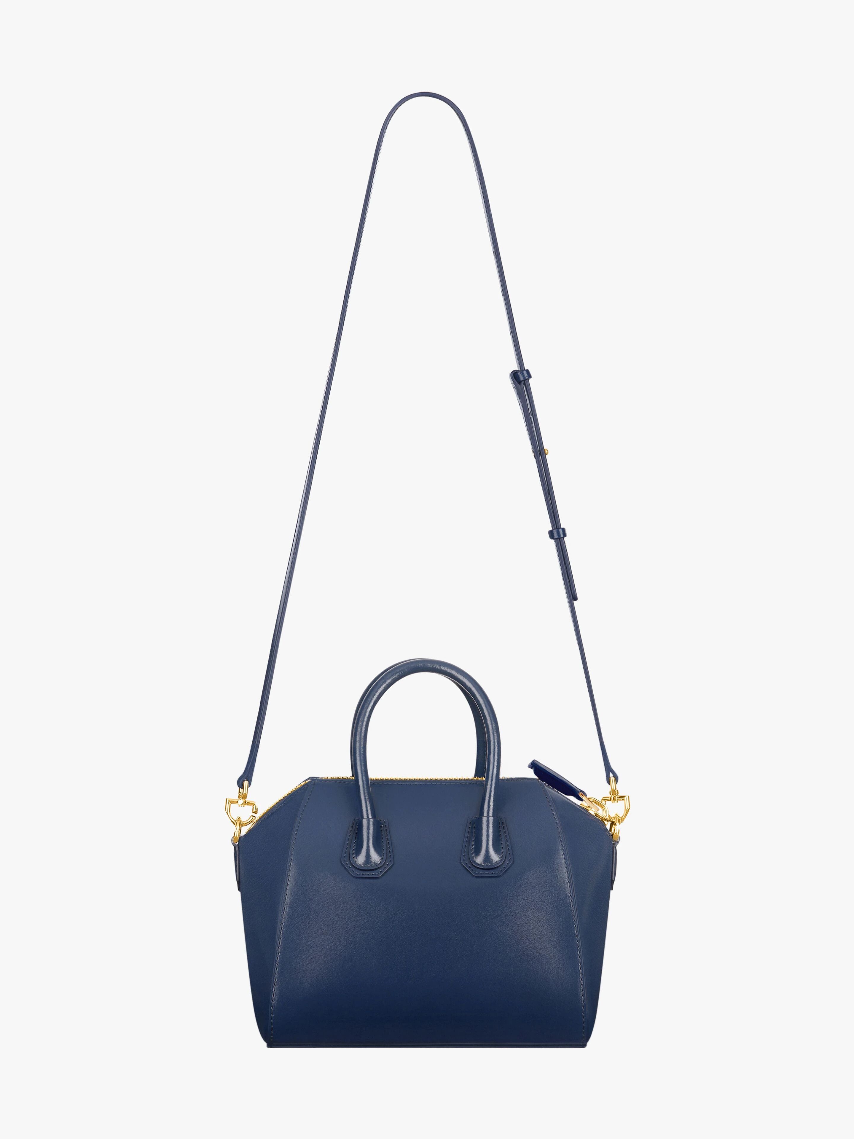 Givenchy o1srvl11e0825 Size: OS / Small Antigona Bag in Blue Size ONE SIZE - 4 Thumbnail