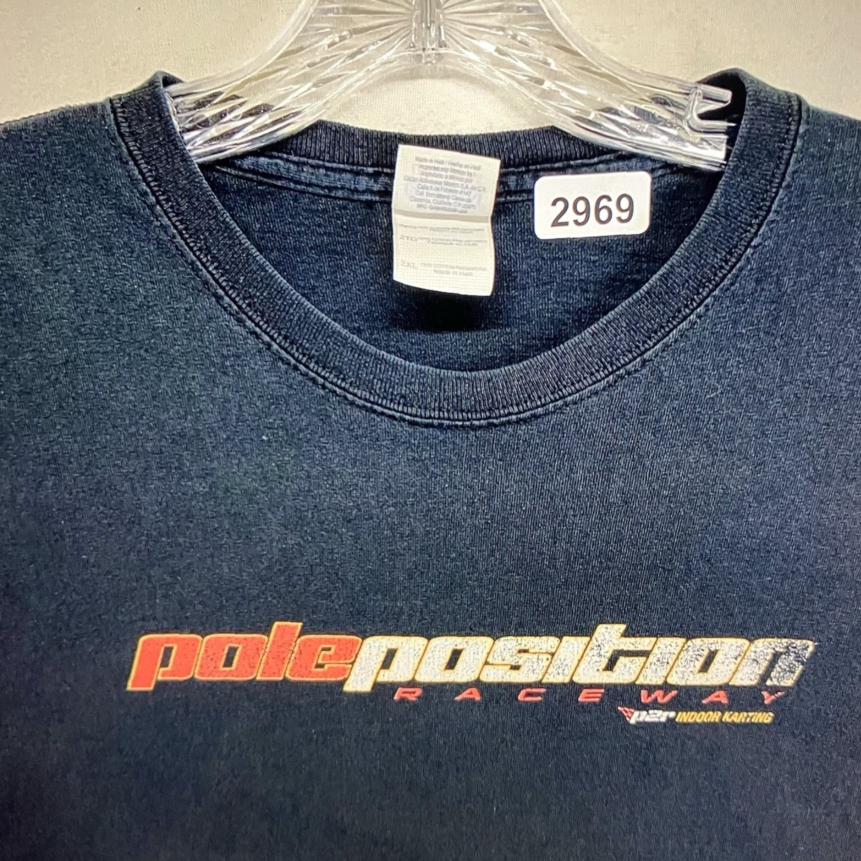 Gildan VINTAGE Gildan Men's T-Shirt 2XL Black Cotton Graphic Print Cars Karting 2000s Size US XXL / EU 58 / 5 - 5 Thumbnail