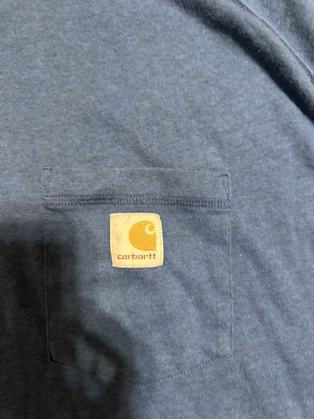 Carhartt × Vintage Vintage Carhartt big boy “triple blue” shirt 00s size 3XL Size US XXL / EU 58 / 5 - 2 Thumbnail