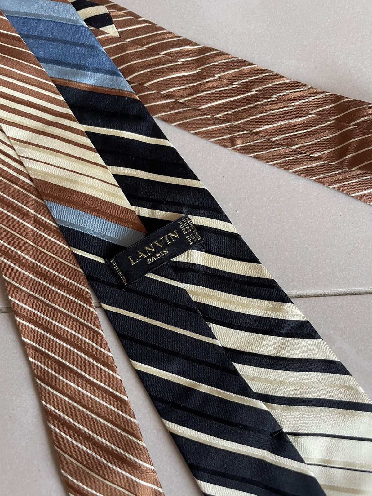 Lanvin Lanvin Paris Tie Vintage Luxury Made in Italy Size ONE SIZE - 2 Thumbnail