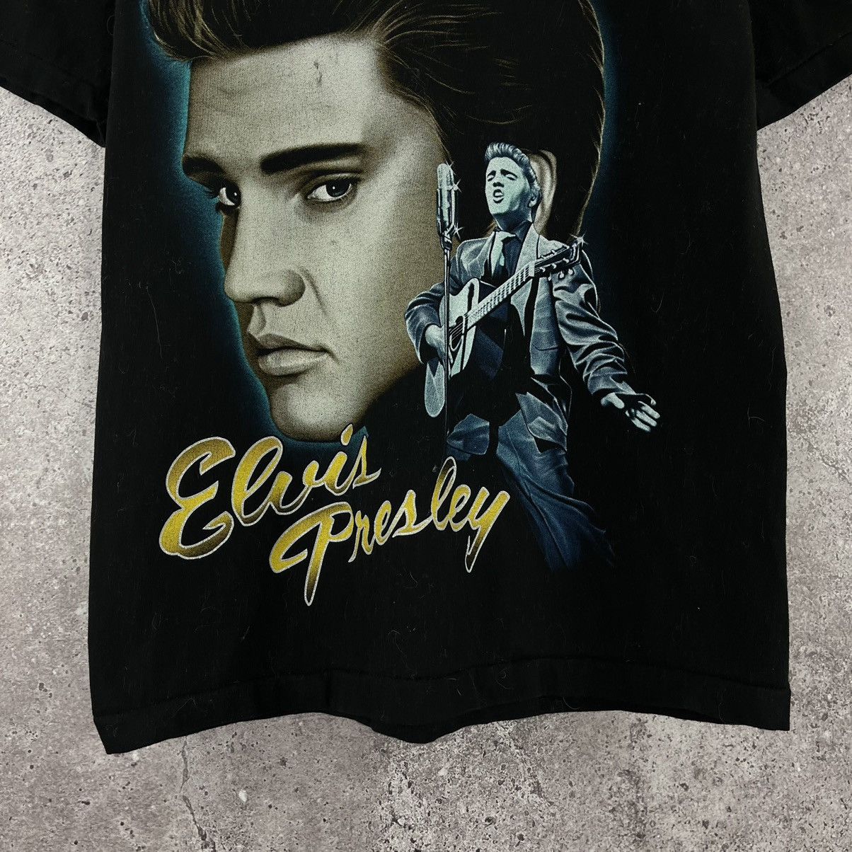 Band Tees Elvis Presley T-Shirt Rock Tee Elvis Lives Full Logo Size M Size US M / EU 48-50 / 2 - 3 Thumbnail