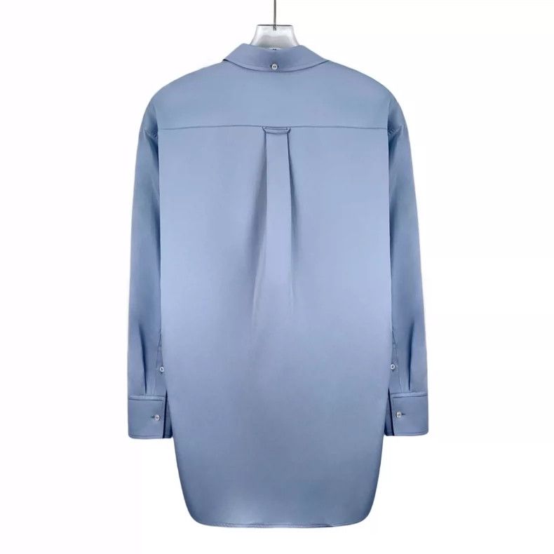 Louis Vuitton Louis Vuitton 24 blue cotton lapel single-breasted long-sl Size XS / US 0-2 / IT 36-38 - 2 Thumbnail