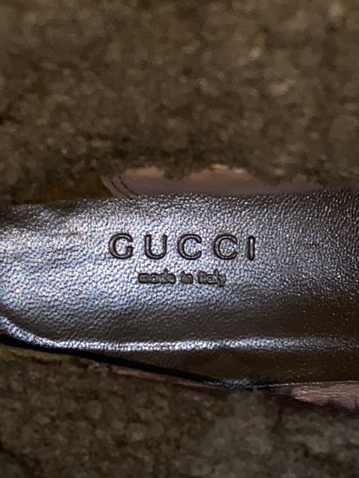 Gucci Gucci Guccissima GG Brown Suede Knee High Fur Lined Boots Size US 7 / IT 37 - 14 Thumbnail