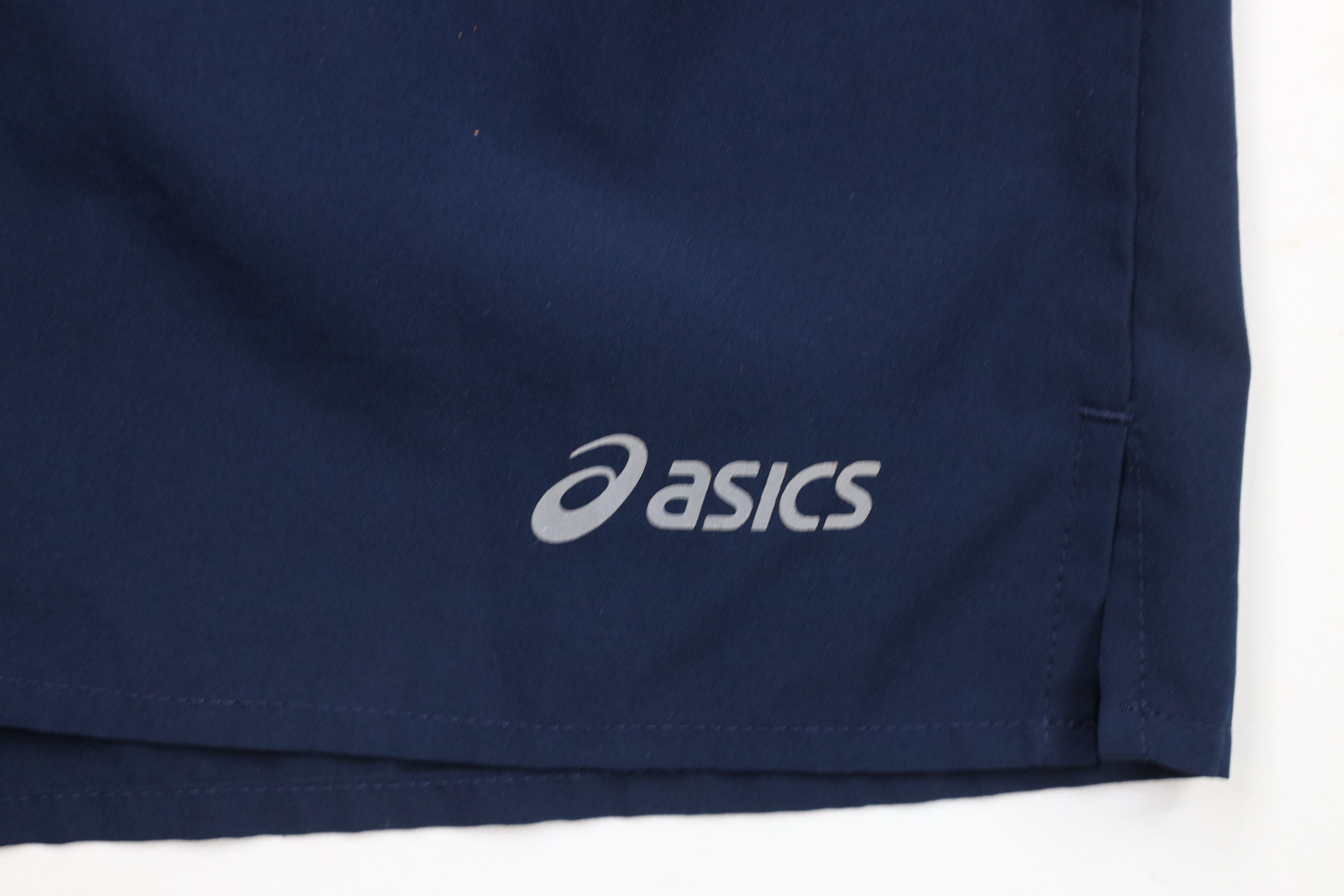 Asics × Vintage Vintage 90s Ascis Reflective Lined Running Jogging Shorts Size US 34 / EU 50 - 5 Thumbnail