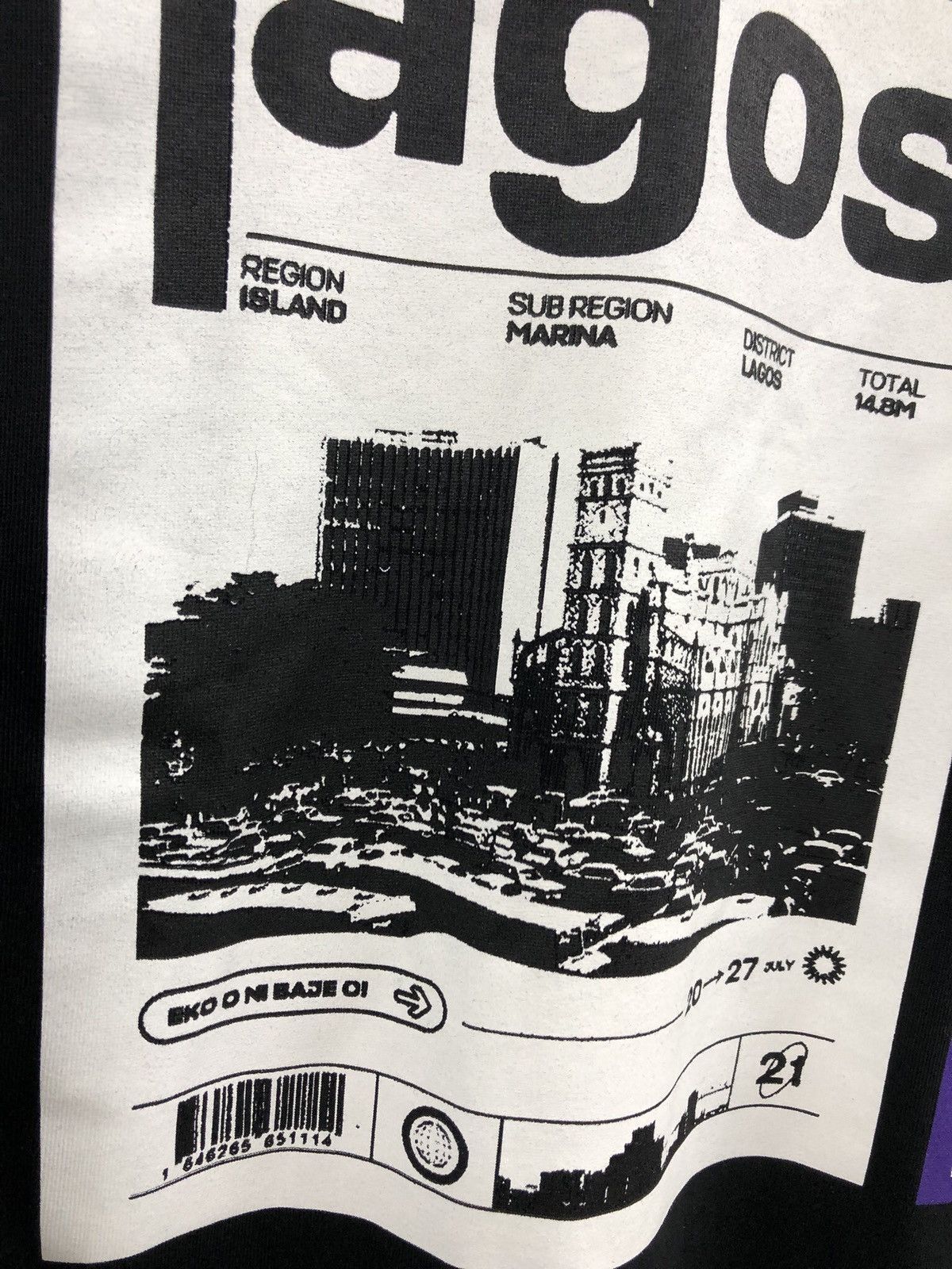 Other 234 Lagos Black T-Shirt Medium Size US M / EU 48-50 / 2 - 5 Thumbnail