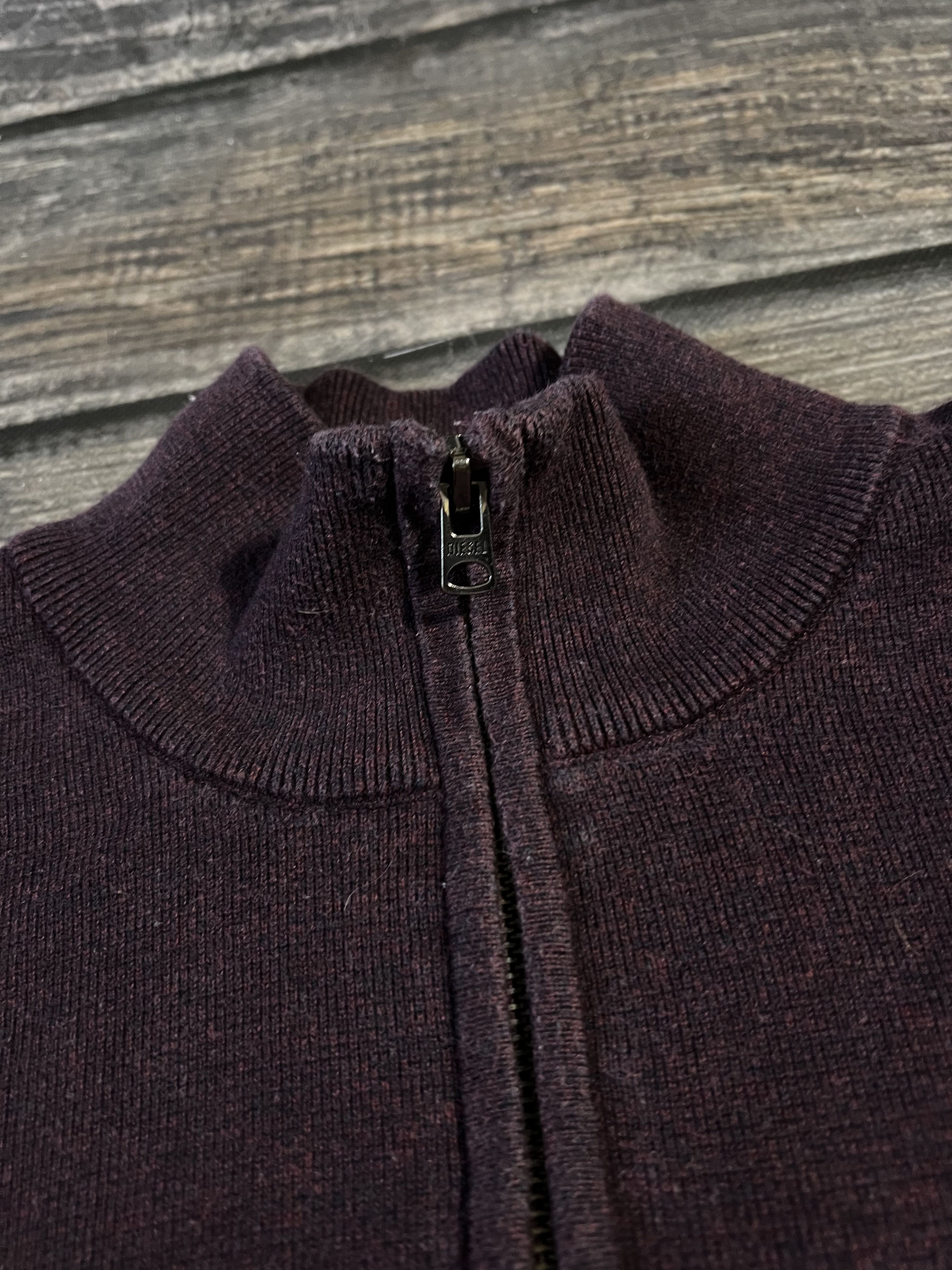 Diesel 1/3 zip Diesel Cherry Sweater Premium Cotton Size US M / EU 48-50 / 2 - 4 Thumbnail