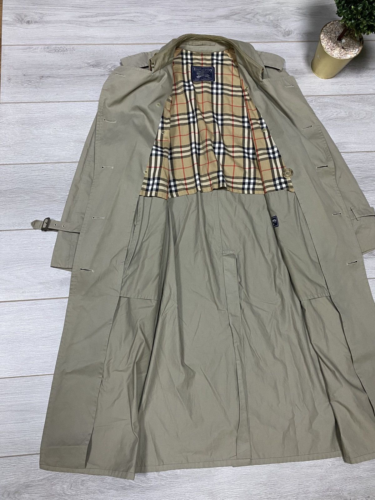 Burberry Burberry vintage trench double breasted beige nova check Size US M / EU 48-50 / 2 - 5 Thumbnail