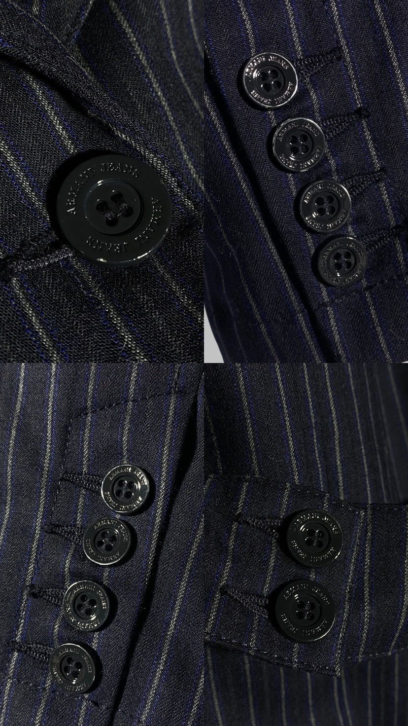 Armani Vintage Armani Jeans Wool Striped Suit Balzer + Pants Womens Size M / US 6-8 / IT 42-44 - 24 Thumbnail
