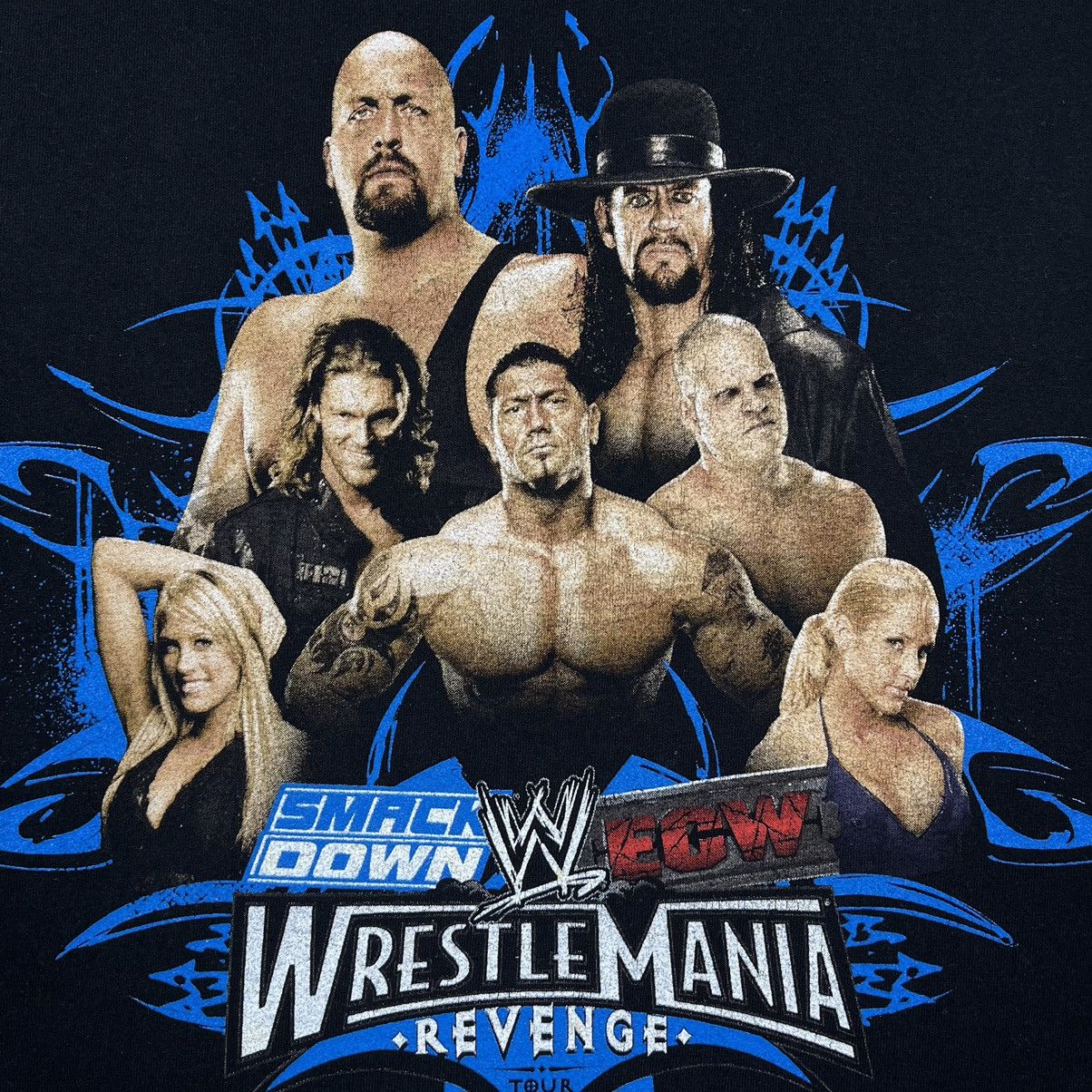 WWE Vintage SmackDown / ECW tour WWE tour tee 2008 Size US M / EU 48-50 / 2 - 6 Thumbnail