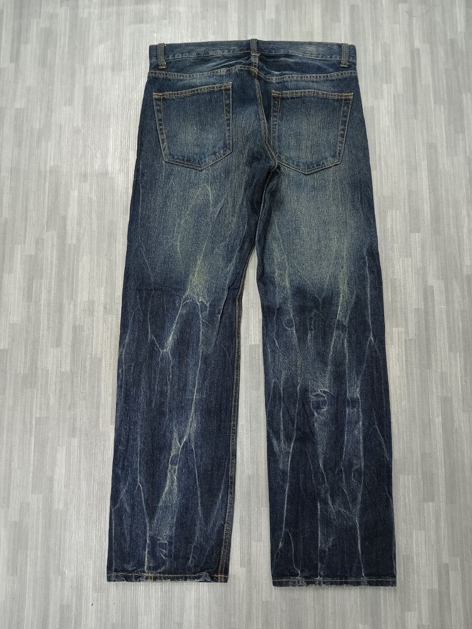 If Six Was Nine × Vintage SICK RIPED UNBRANDED DENIM PANTS Size US 33 - 3 Thumbnail