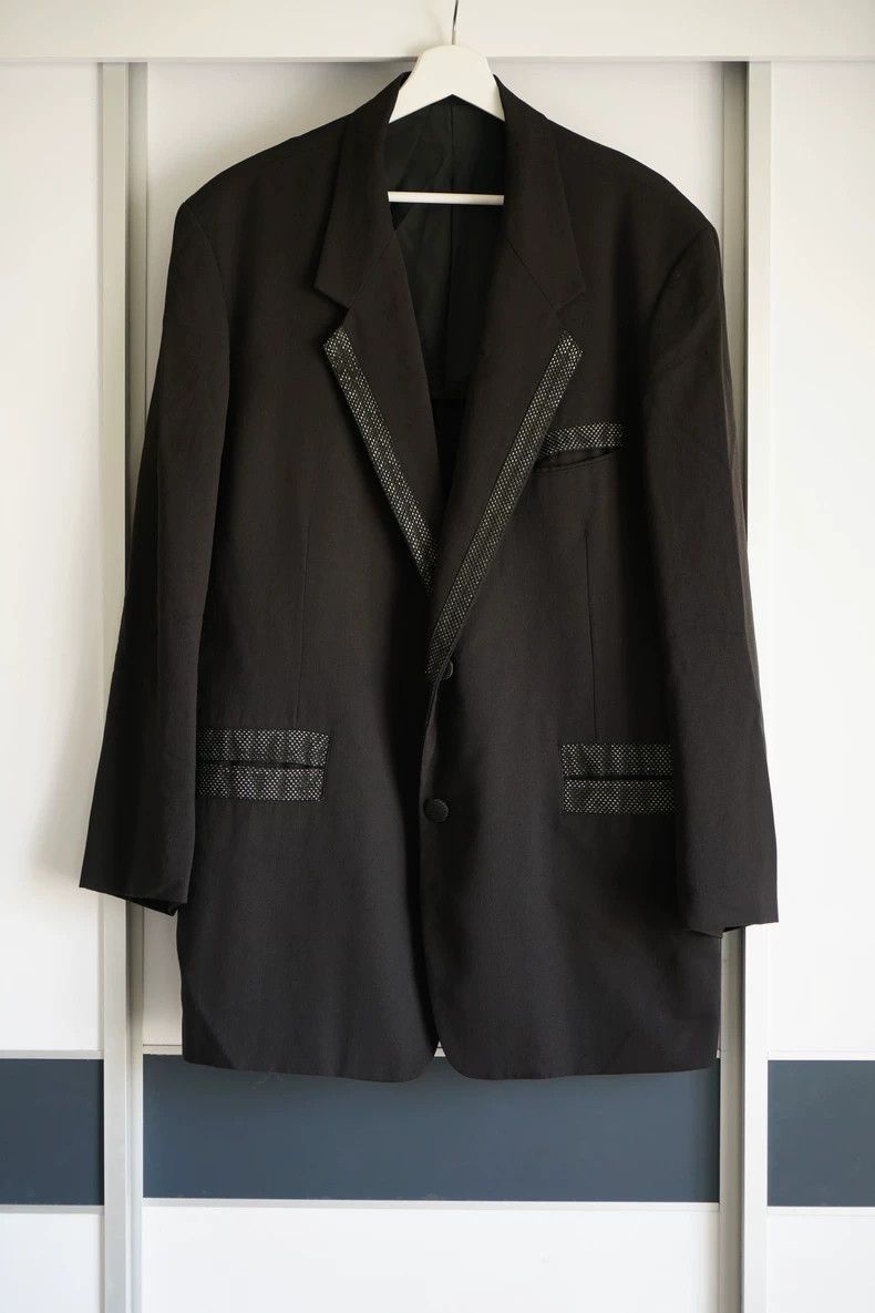 Yohji Yamamoto Yohji Yamamoto size 3 03 SS Lace Woven Belt Suit 2501-Nexta Size 38R - 1 Thumbnail