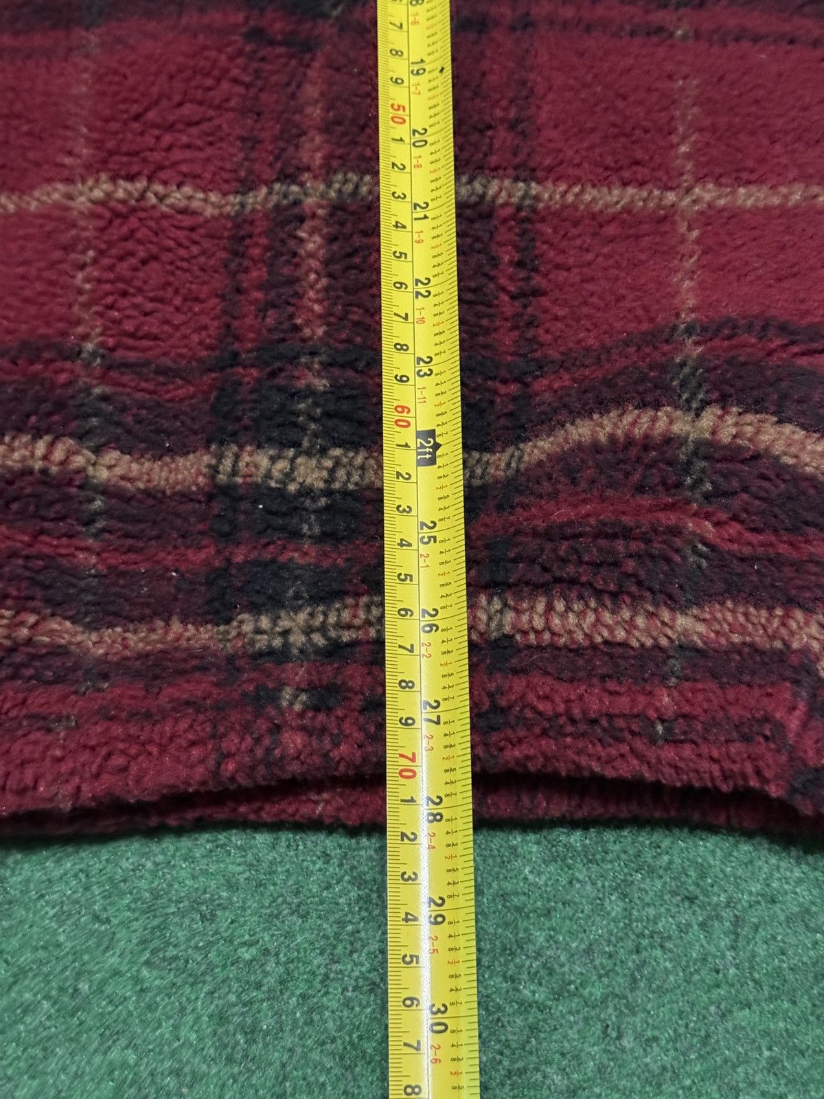 Woolrich Woolen Mills Woolrich Sherpa Fleece Plaid Zendura Pile L 1/4 Zip Jacket Size US L / EU 52-54 / 3 - 9 Thumbnail