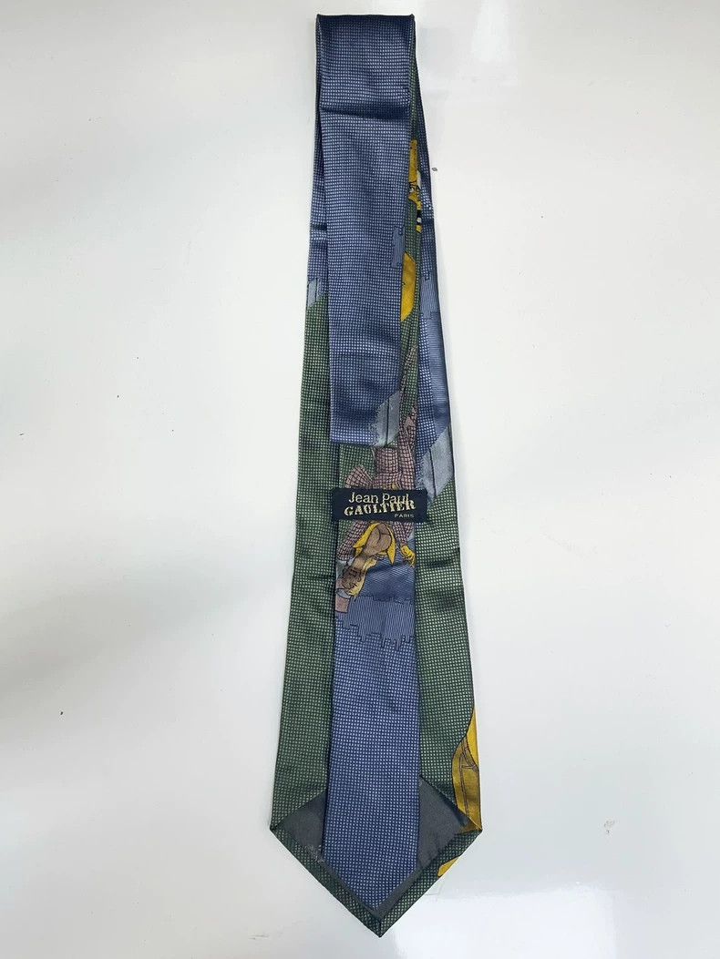Jean Paul Gaultier Jean Paul Gaultier 90s Cigar Bulldog Lady Tie 2504-Nextarro Size ONE SIZE - 5 Thumbnail