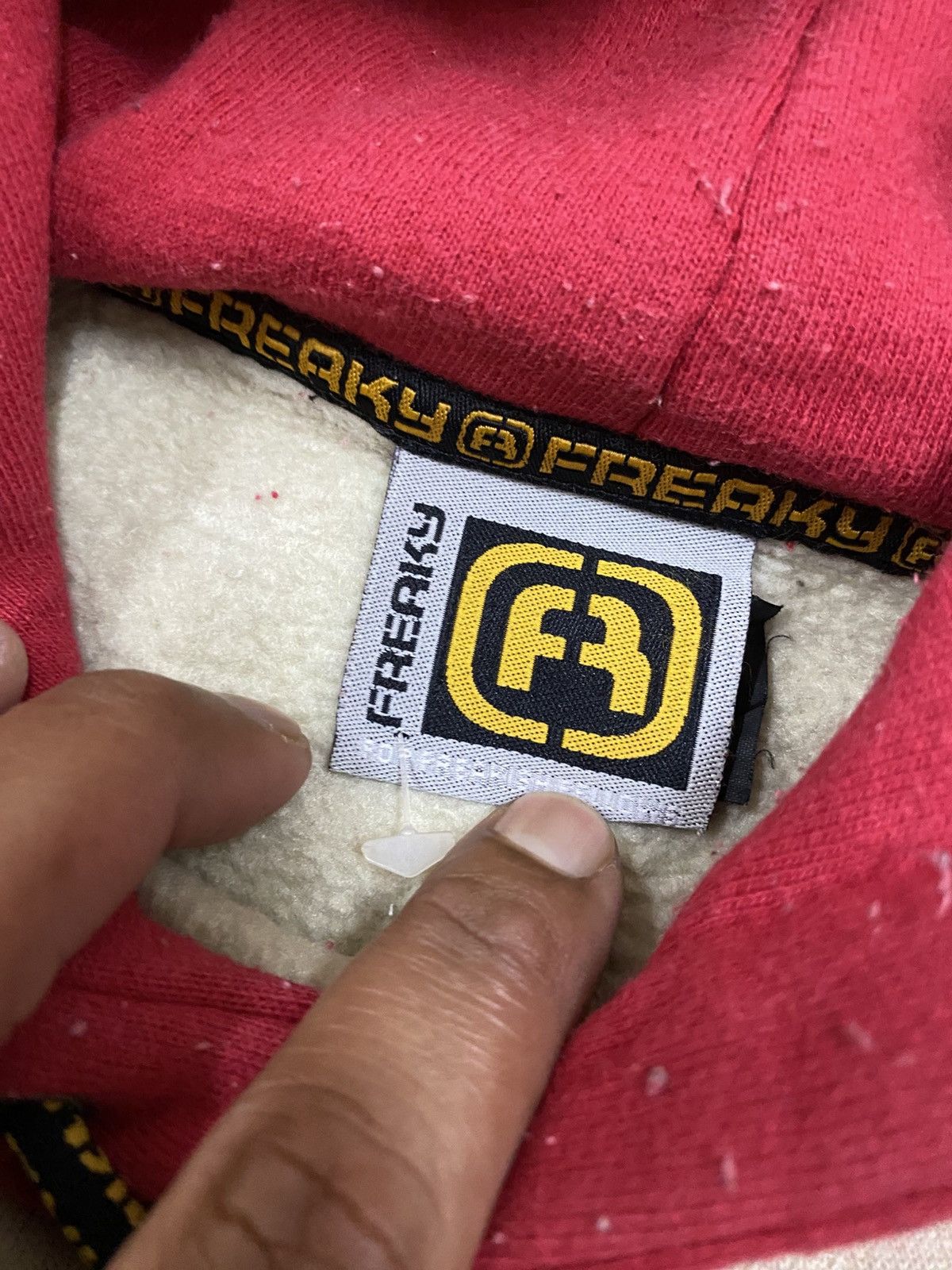 Vintage Vintage Freaky Heavy Hoodie Pullover Size US XL / EU 56 / 4 - 10 Thumbnail