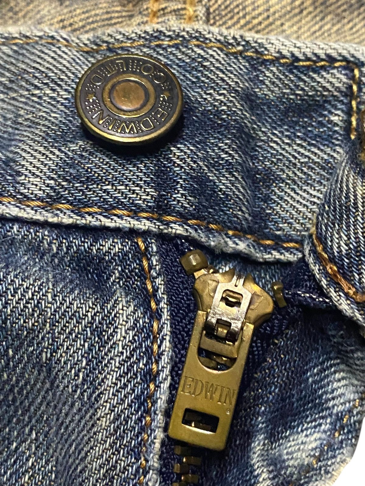 Edwin Vintage Japanese Brand Edwin 404 Distressed Loose Jeans Size US 32 / EU 48 - 7 Thumbnail