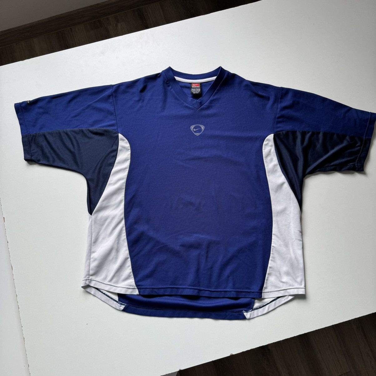 Nike 00s Paris Saint Germain Oversized Jersey Y2K Blokecore XL Size US XL / EU 56 / 4 - 15 Thumbnail