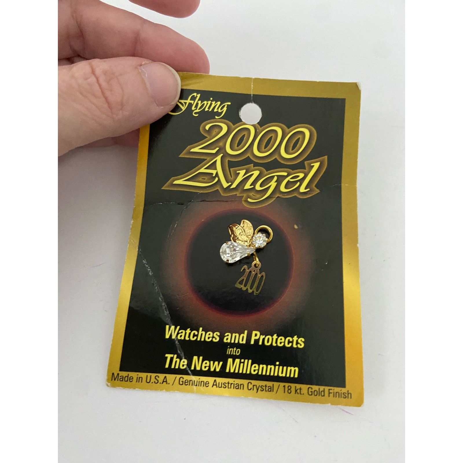 Vintage Vintage Y2K angel pin Size ONE SIZE - 1 Thumbnail